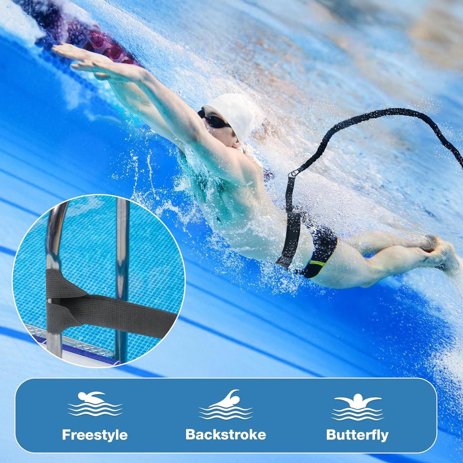 Aquatic Sports Swimming - حزام مقاومة للسباحة والتمارين المائية، حزام