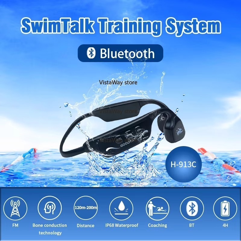 سماعات SwimTalk المقاومة للماء - مراجعة Aquatic Sports Swimming وسعره