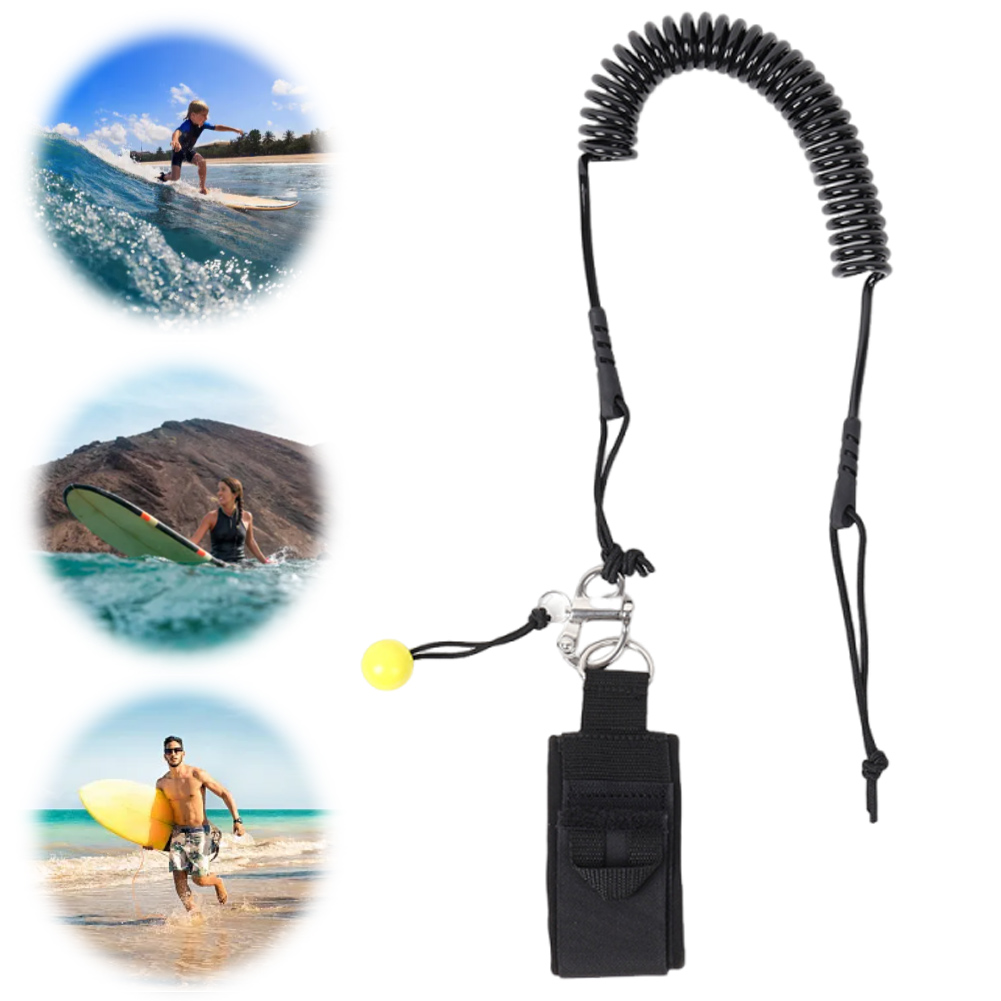 حبل قدم قابل للتعديل لألواح ال - مراجعة Surfboard Leash Ankle وسعره