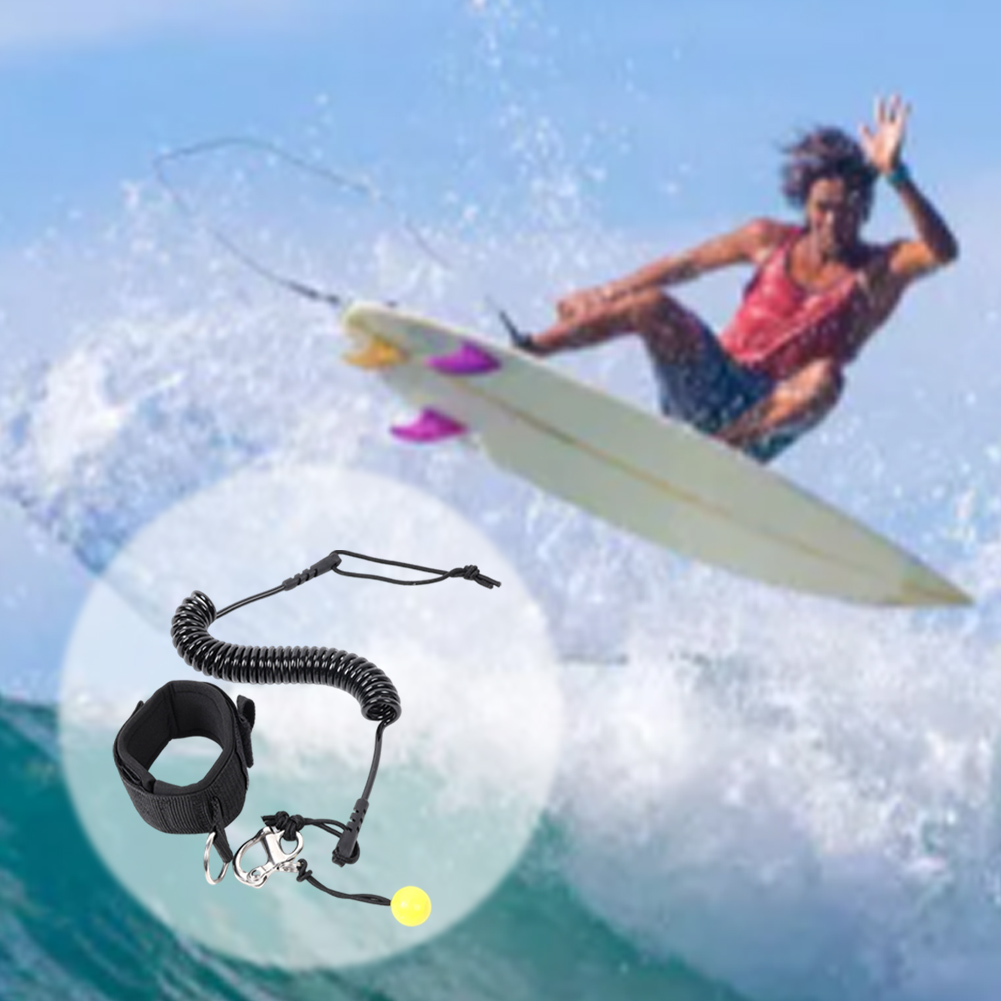 حبل قدم قابل للتعديل لألواح ال - مراجعة Surfboard Leash Ankle وسعره