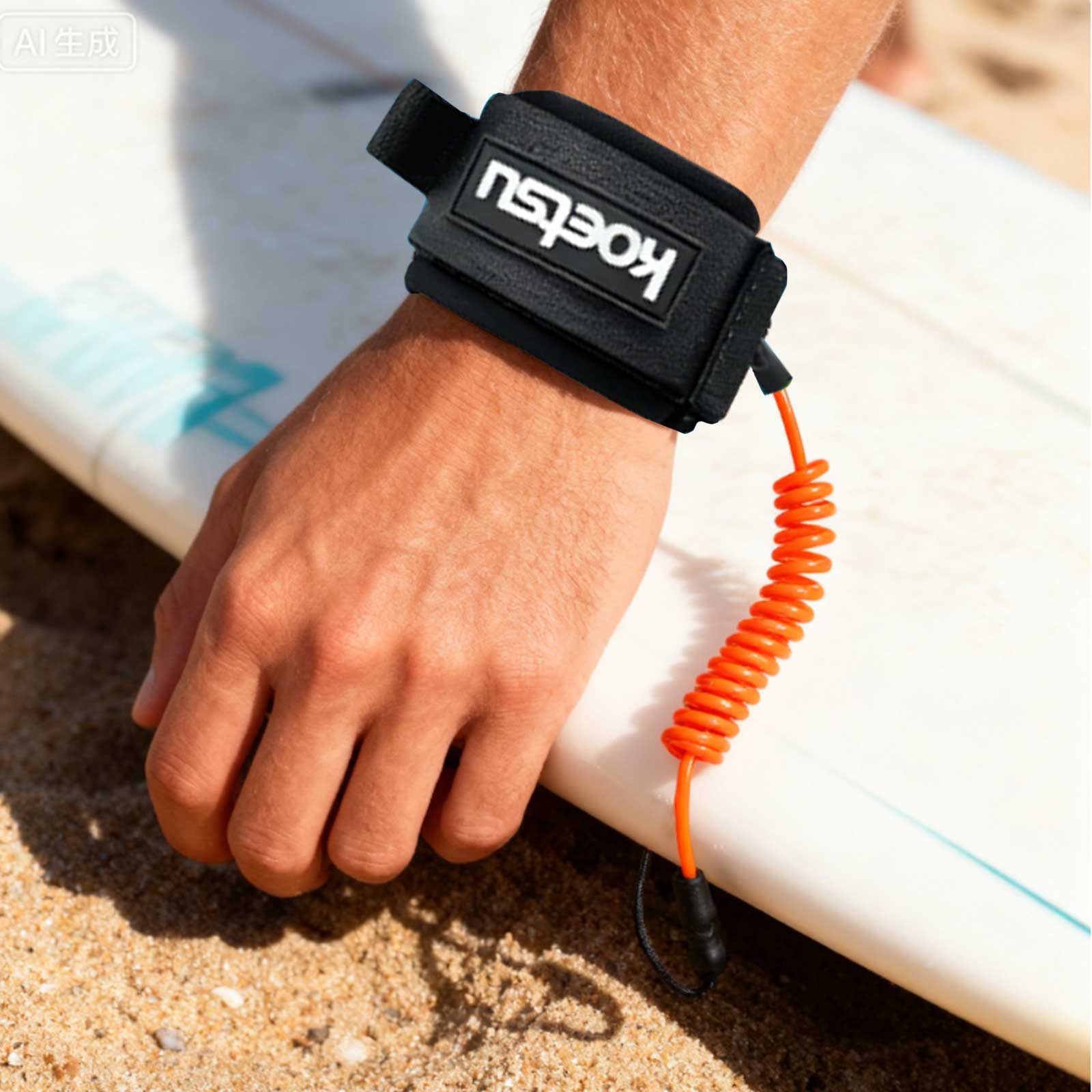 حبل ربط ملفوف للوح التزلج على  - مراجعة Surfboard Leash Ankle وسعره