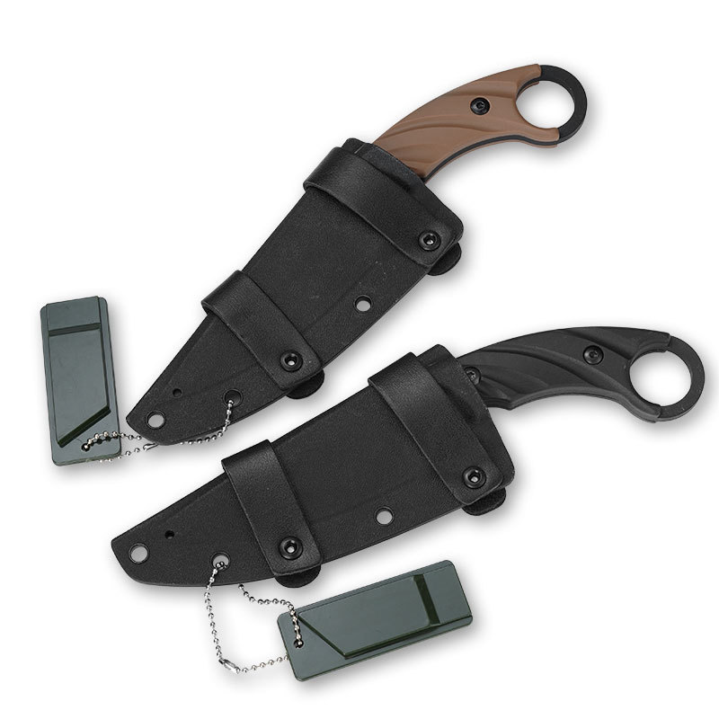 سكين متين ذو نصل ثابت من 8Cr13 - مراجعة Dive Knife Titanium وسعره