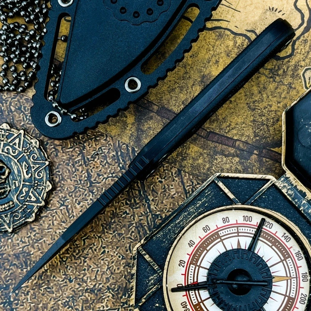 سكين قلادة صغير للبقاء على قيد - مراجعة Dive Knife Titanium وسعره