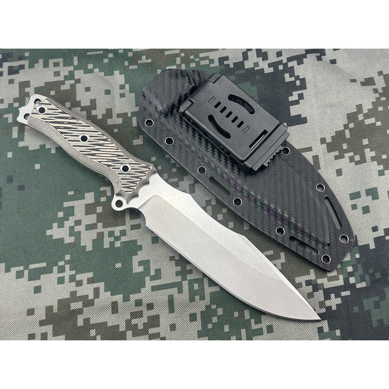 سكين MB10 من الفولاذ AUS-10 لل - مراجعة Dive Knife Titanium وسعره