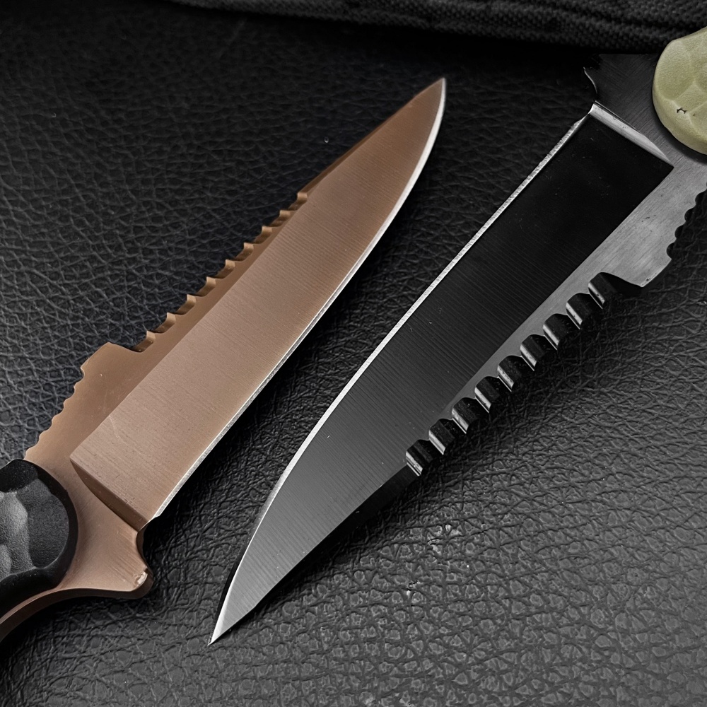 سكين جديد عالي الصلابة ذو نصل  - مراجعة Dive Knife Titanium وسعره