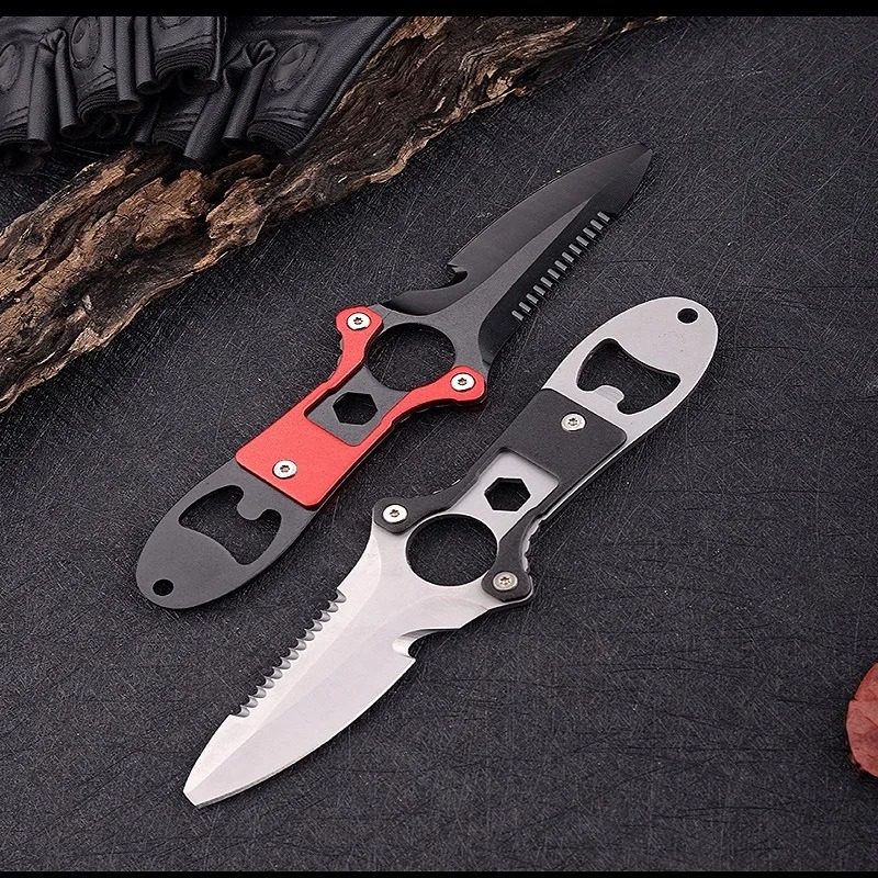 سكين متعدد الوظائف من الفولاذ  - مراجعة Dive Knife Titanium وسعره