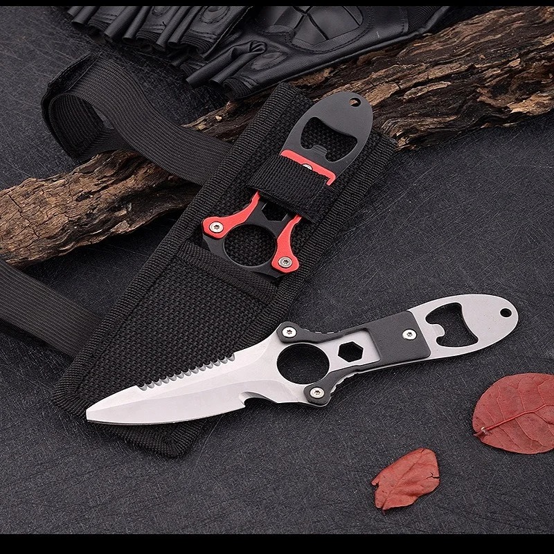 سكين متعدد الوظائف من الفولاذ  - مراجعة Dive Knife Titanium وسعره