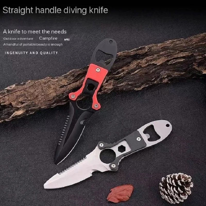 سكين متعدد الوظائف من الفولاذ  - مراجعة Dive Knife Titanium وسعره